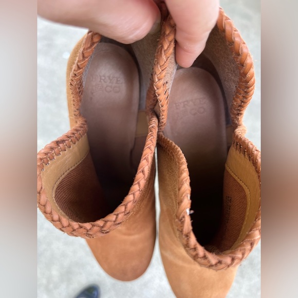 Phoebe Frye Ankle Boots Braided Booties size 7 - Picture 4 of 11